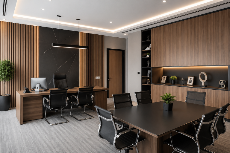 Office interior wrap